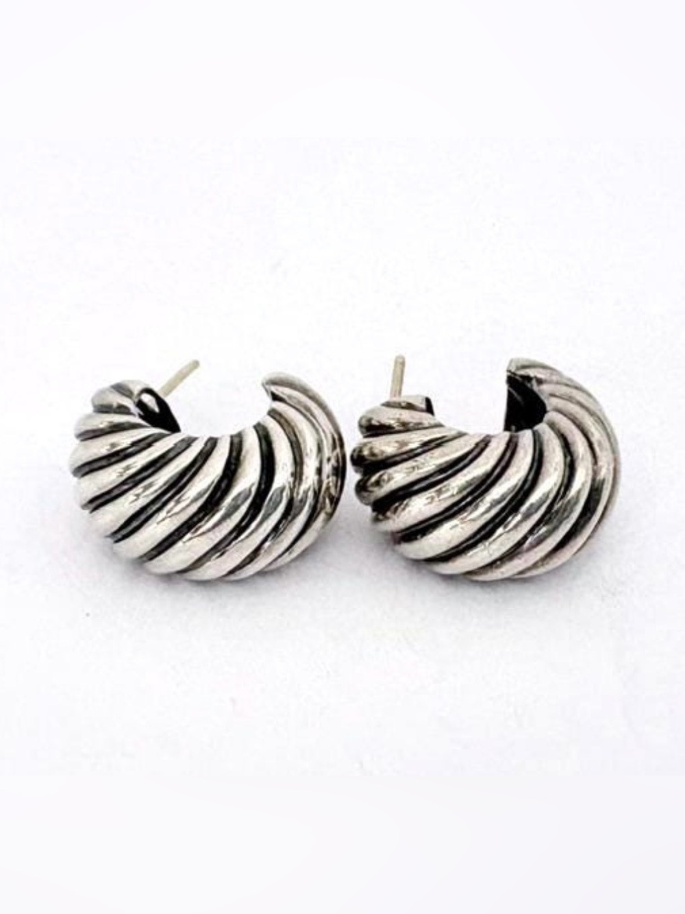 David Yurman Huggie Hoop Earrings